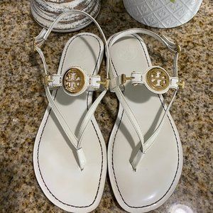Tory Burch White Sandals